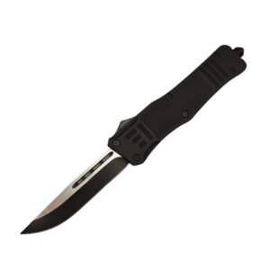 4 Zoll OTF Delta Black Straight Edge Messer